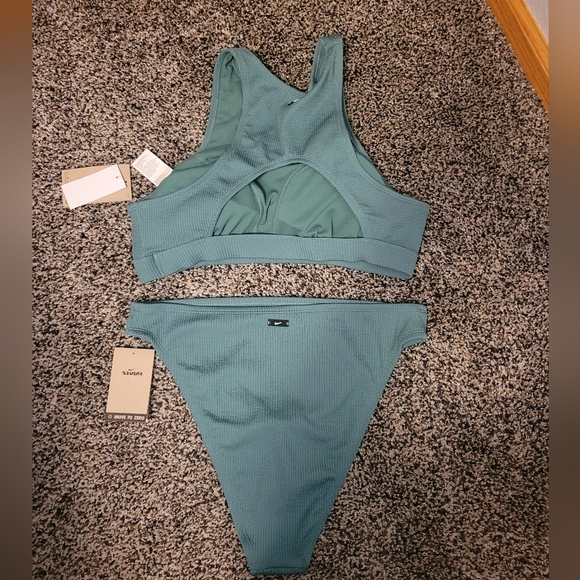 Nike Green Racerback Bikini Set - Picture 2 of 2